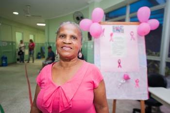 Abertura do Outubro Rosa - Personagem