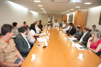Reunião GGIM - queda do índice de crimes contra o patrimônio