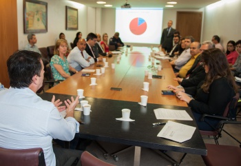 Reunião GGIM - queda do índice de crimes contra o patrimônio