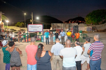 Entrega da Academia Popular do Idoso no bairro Jesus de Nazareth