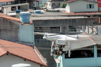 Demonstração do Drone que será utilizado para identificar possíveis focos da Dengue