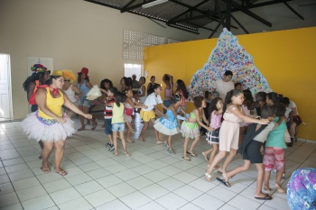Confraternização e uma festa a fantasia, no CAJUN Santo André