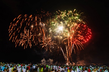 Réveillon 2016 na Praia de Camburi