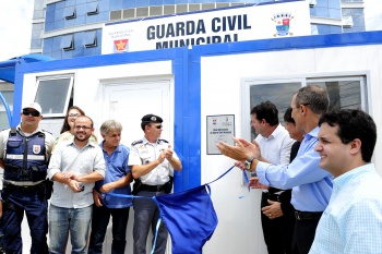 Inauguração do posto da guarda municipal em Jardim Camburi