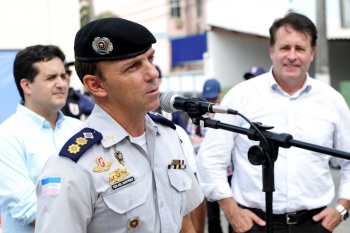 Tenente Coronel elogia a parceria com a guarda municipal