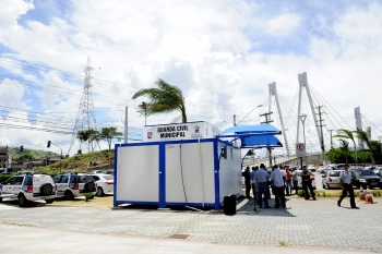 Inauguração do posto da guarda municipal - Ponte da Passagem