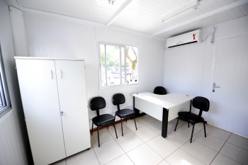 Instalações internas do posto da guarda municipal