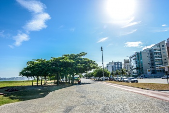 Obras da Nova Iluminação da Praia de Camburi