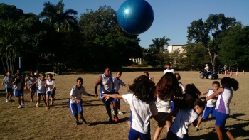 Ação da Guarda no Maio Amarelo com crianças