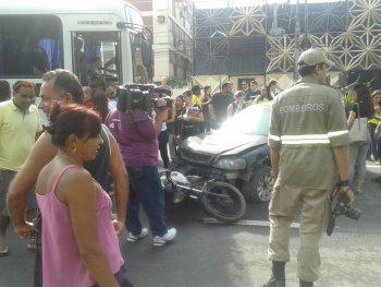 Simulação de acidente no Maio Amarelo