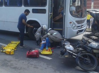 Simulação de acidente no Maio Amarelo