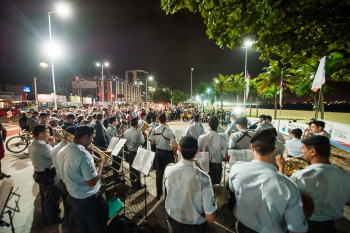 Inauguração da estátua de Maurício de Oliveira