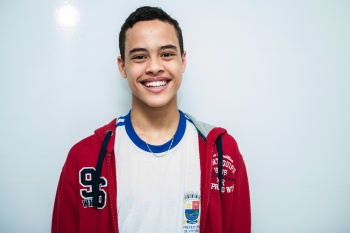 Entrega do auditório e quadra da EMEF Juscelino Kubitschek - personagem