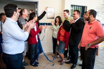Entrega do auditório e quadra da EMEF Juscelino Kubitschek