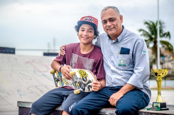 Marcelo Damazio e seu pai Marcelo Paulino