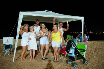 Réveillon 2017 na praia de Camburi