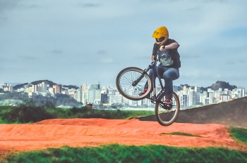 Pista de Bicicross no Parque Zé da Bola