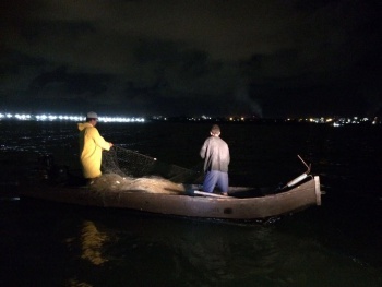 Apreensão de redes de pesca