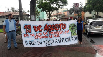 Equipes da Abordagem Social em ação pelo Dia de Luta da População de Rua