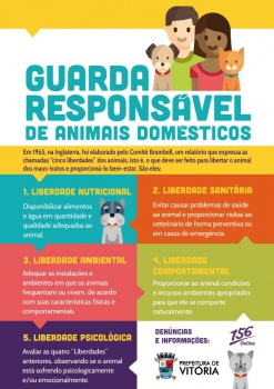 Campanha para guarda responsável de animais