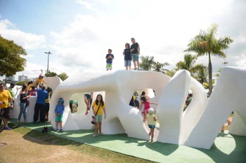 Inauguração do monumento Vitória 360 Graus