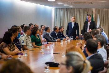 Coletiva de imprensa Cerco Eletrônico