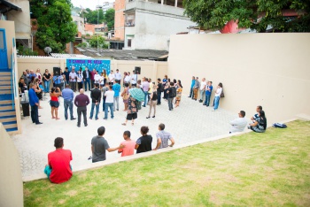 Entrega do Pátio da Emef Ronaldo Soares