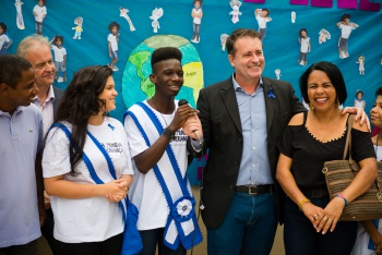 Entrega do Pátio da Emef Ronaldo Soares