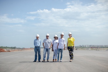 Dia Mundial da Criança na SEDEC - Alunos da rede Municipal de Ensino visitam as obras do novo aeroporto