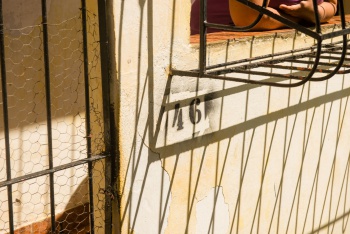 Pintura de numeração, bairro Cruzamento