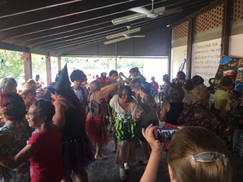 Carnaval dos idosos no CCTI de Jardim da Penha