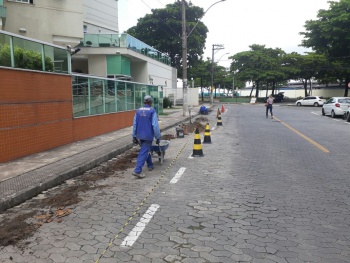 Recuperação da pavimentação_ Jardim Camburi