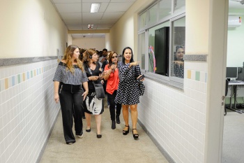 Representantes da cidade de Sevilha em visita à Vitória
