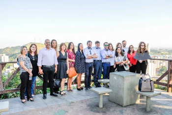 Representantes da cidade de Sevilha em visita à Vitória