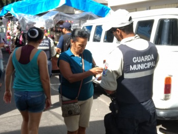 Guarda Municipal no Dia da Gentileza
