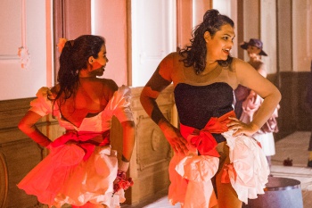 Espetáculo teatral “Miserere Mo Quim Pó”. Apresentação de conclusão da turma do curso técnico em Teatro, Dança e Música FAFI