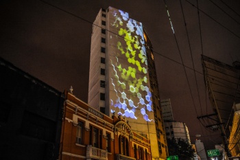 Projeção Videomapping - Pixx Fluxx