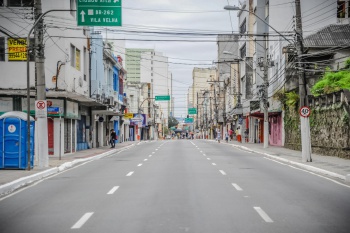 Avenida Jerônimo Monteiro no Centro de Vitória