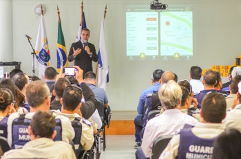 Fronzio Calheira Mota na Comemoração dos 15 anos da Guarda Civil Municipal