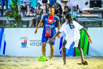 Abertura da Copa Vitória de Futebol de Areia na Arena PROCON Vitória