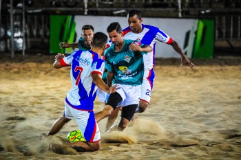 Abertura da Copa Vitória de Futebol de Areia na Arena PROCON Vitória