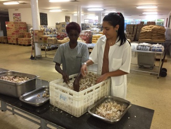Doação Mesa Brasil para Banco de Alimentos