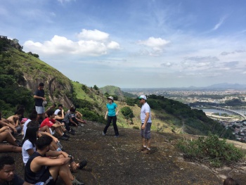 Educação Ambiental para estudantes no Parque da Fonte Grande