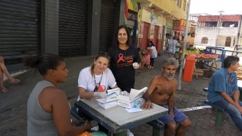 Ação contra tuberculose na US Bairro da Penha