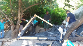 Fiscalização da Semmam realiza abordagem na APA da Baía das Tartarugas