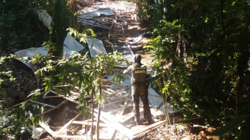 Fiscalização da Semmam realiza abordagem na APA da Baía das Tartarugas