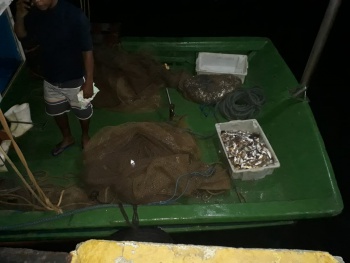 Fiscalização da Semmam apreende redes de pesca