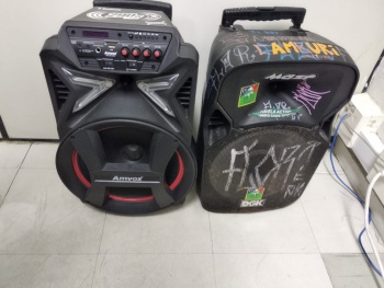 caixa de som rua da lama