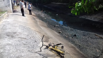 Bicicleta vandalizada encontrada em Santo André