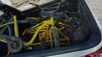 Guarda apreende bicicletas vandalizadas em Santo André